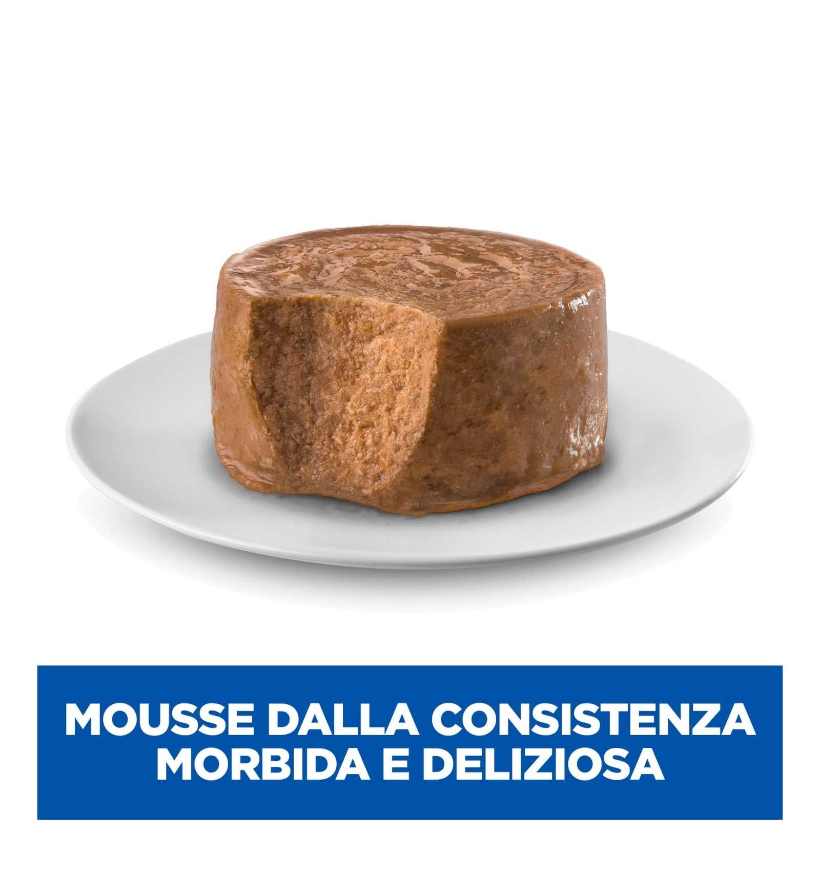 HILL'S SCIENCE PLAN CANE ADULT SMALL & MINI PERFECT DIGESTION MOUSSE AL TACCHINO DA 200 GR IN LATTINA