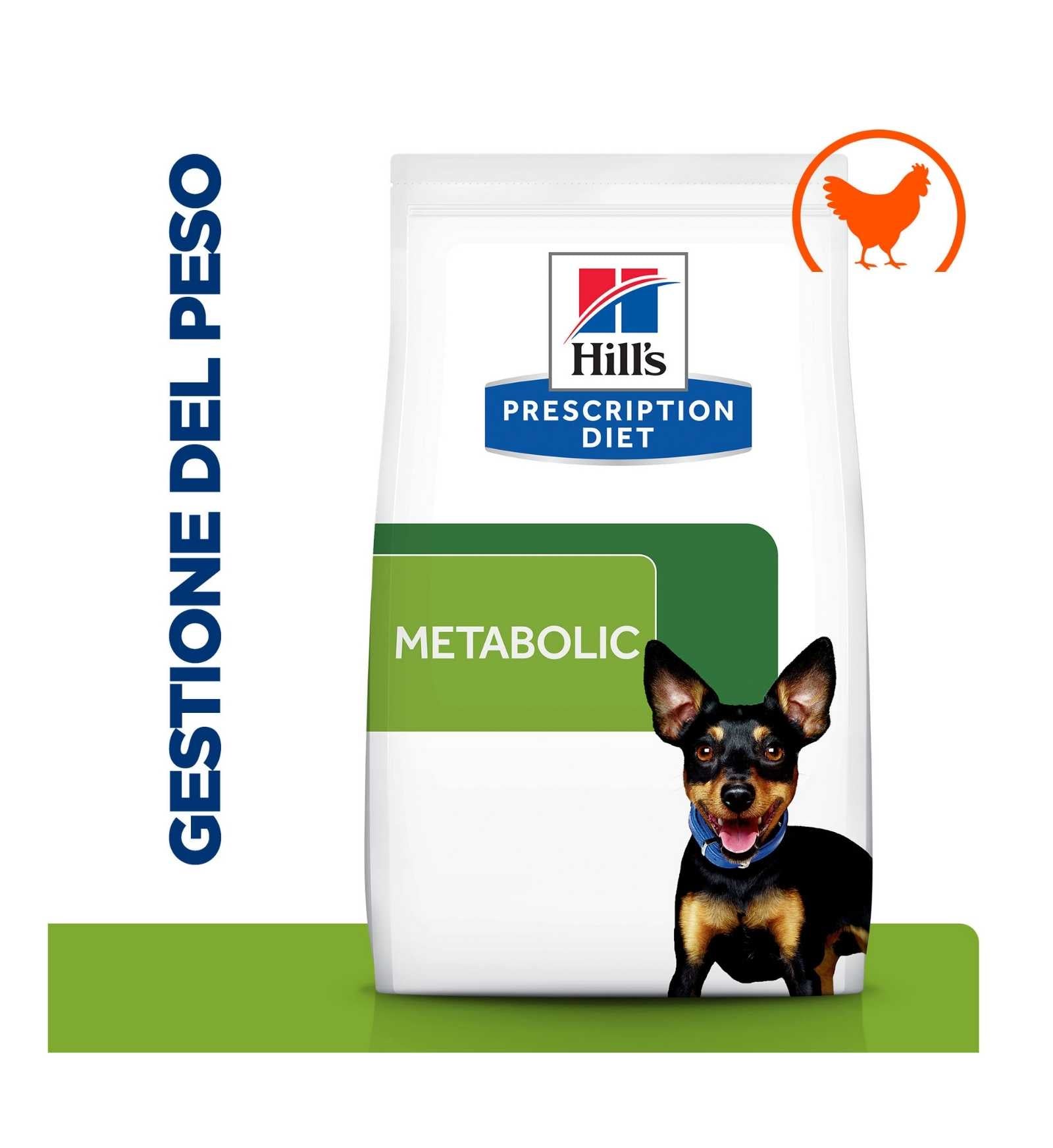 HILL'S PRESCRIPTION DIET CANE METABOLIC WEIGHT LOSS & MAINTENANCE MINI POLLO