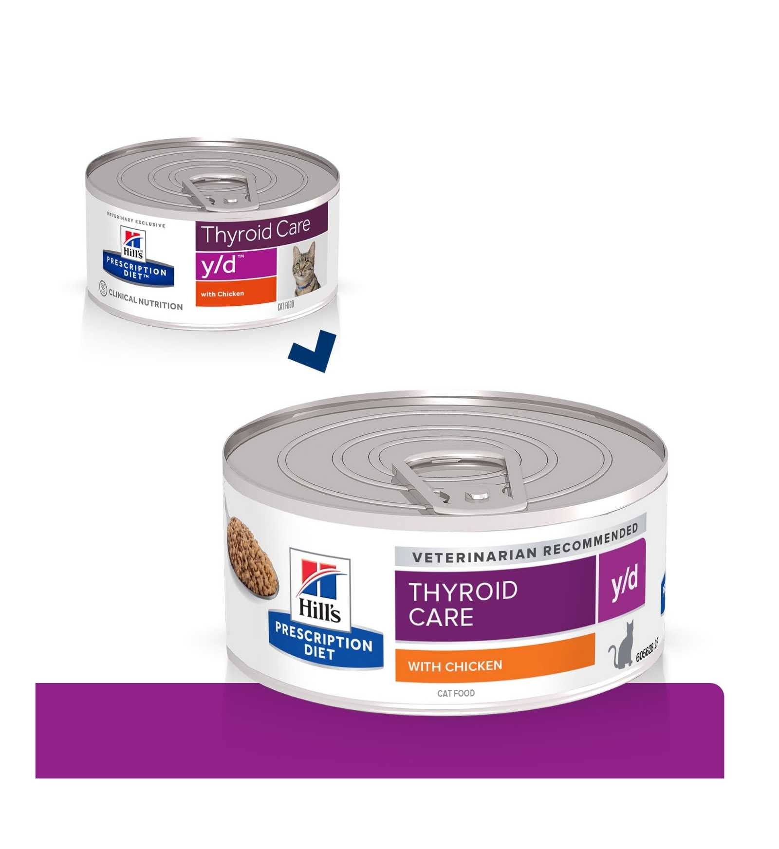 HILL'S PRESCRIPTION DIET GATTO Y/D DA 156 GR IN LATTINA