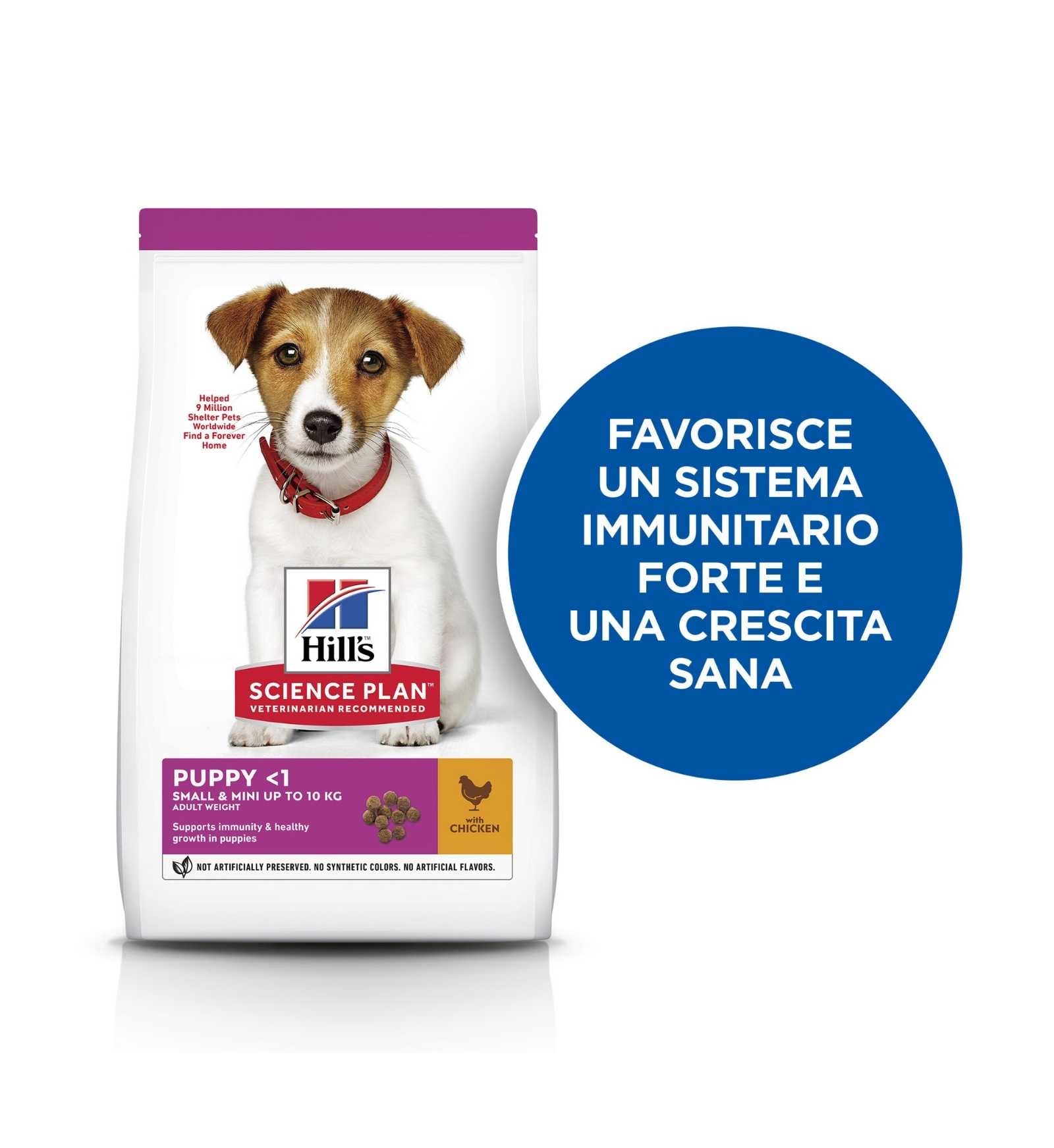 HILL'S SCIENCE PLAN CANE PUPPY SMALL & MINI AL POLLO E TACCHINO