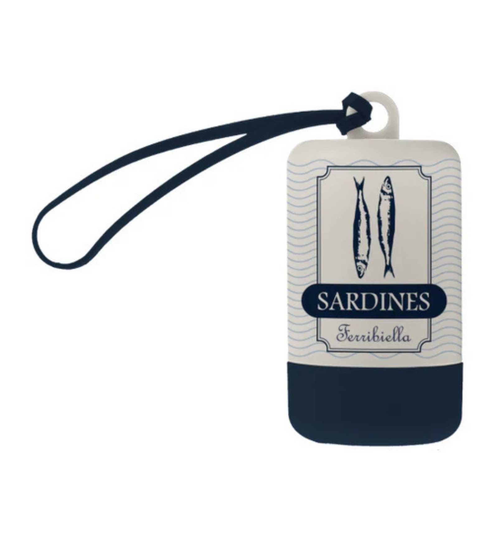 FERRIBIELLA CANE PORTASACCHETTI EMPORIO SARDINES IN SILICONE 4,5 x 4,5 x 7,5 CM