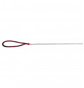 Guinzaglio catena 1m/4mm rosso