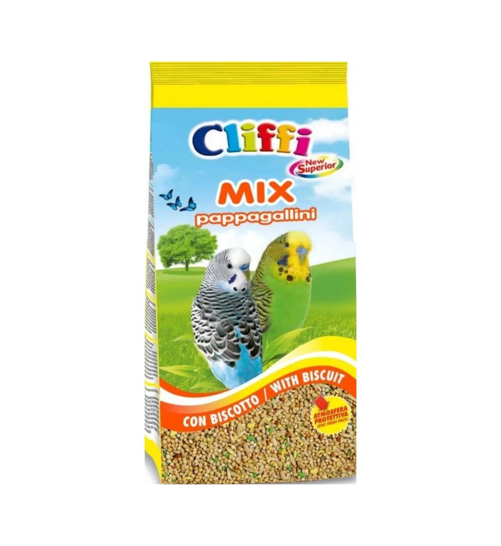 CLIFFI VOLATILI MANGIME SUPERIOR MIX PAPPAGALLINI CLIFFI DA 1 KG