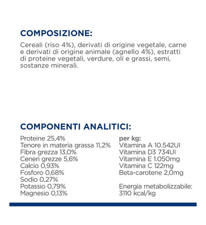 HILL'S  PRESCRIPTION DIET CANE  METABOLIC WEIGHT LOSS & MAINTENANCE AGNELLO E RISO