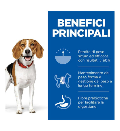 HILL'S SCIENCE PLAN CANE ADULT MEDIUM PERFECT WEIGHT AL POLLO