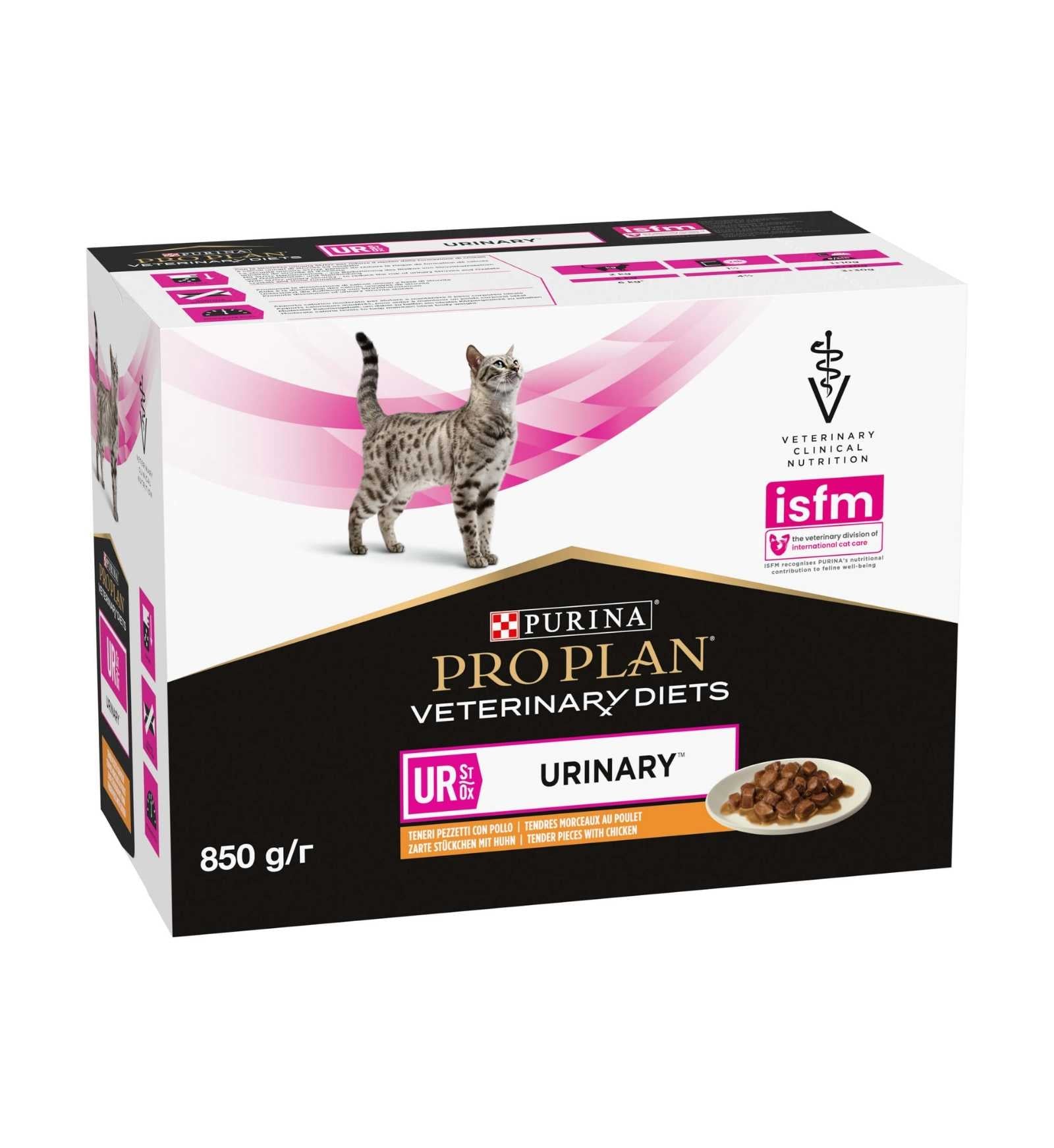 PURINA VETERINARY DIET GATTO UR URINARY AL POLLO DA 85 GR IN BUSTINA