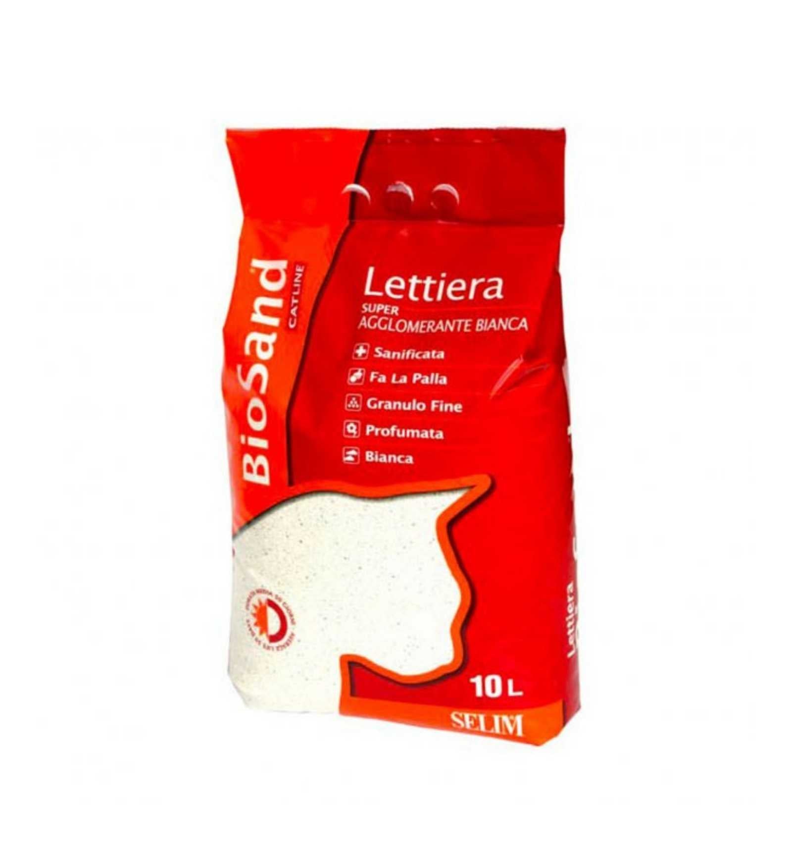 BIOSAND LETTIERA SUPER AGGLOMERANTE BIANCA