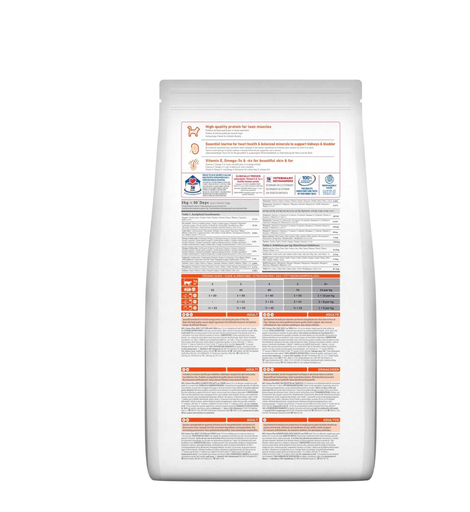 HILL'S SCIENCE PLAN GATTO ADULT AL TONNO