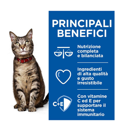 HILL'S SCIENCE PLAN GATTO ADULT HEALTY CUISINE POLLO E VERDURE DA 80 GR IN BUSTA