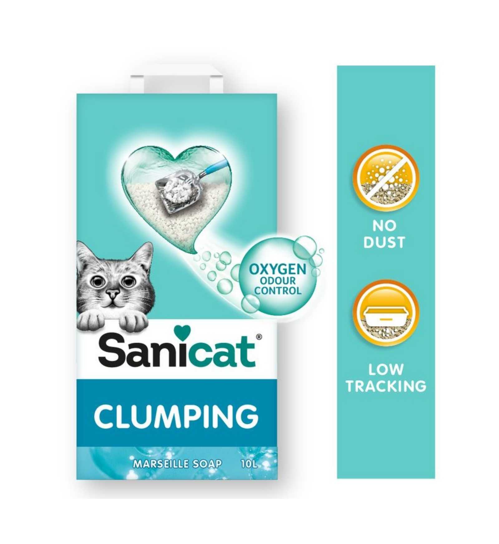SANICAT LETTIERA CLUMPING MARSIGLIA DA 10 LT