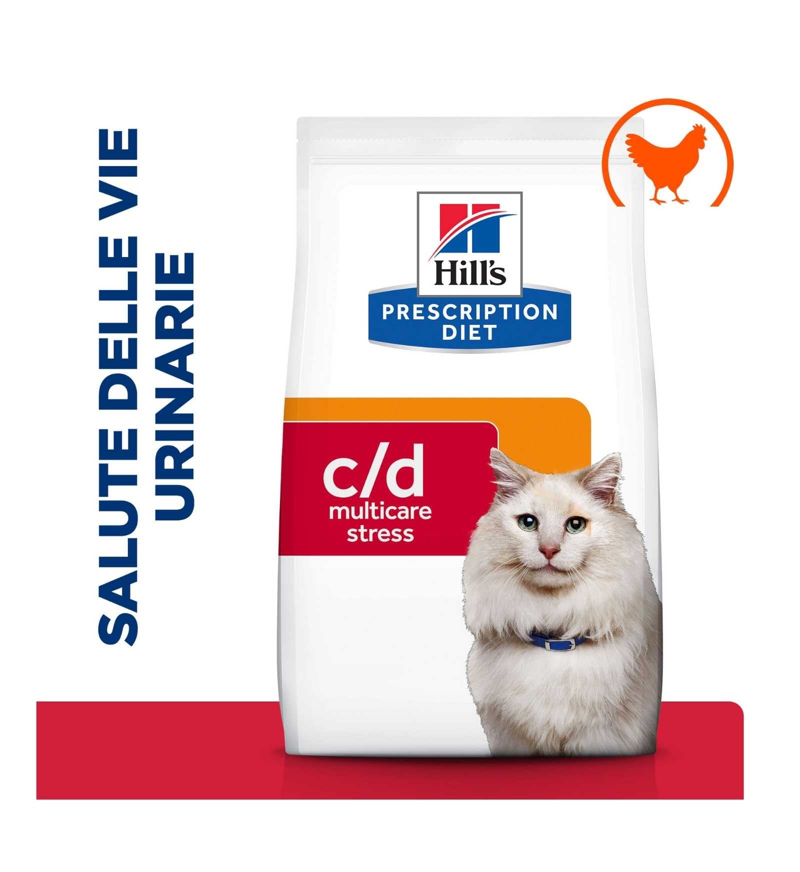 HILL'S PRESCRIPTION DIET GATTO C/D URINARY CARE STRESS AL POLLO