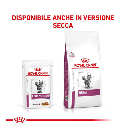 ROYAL CANIN GATTO DIET RENAL AL POLLO DA 85 GR IN BUSTA