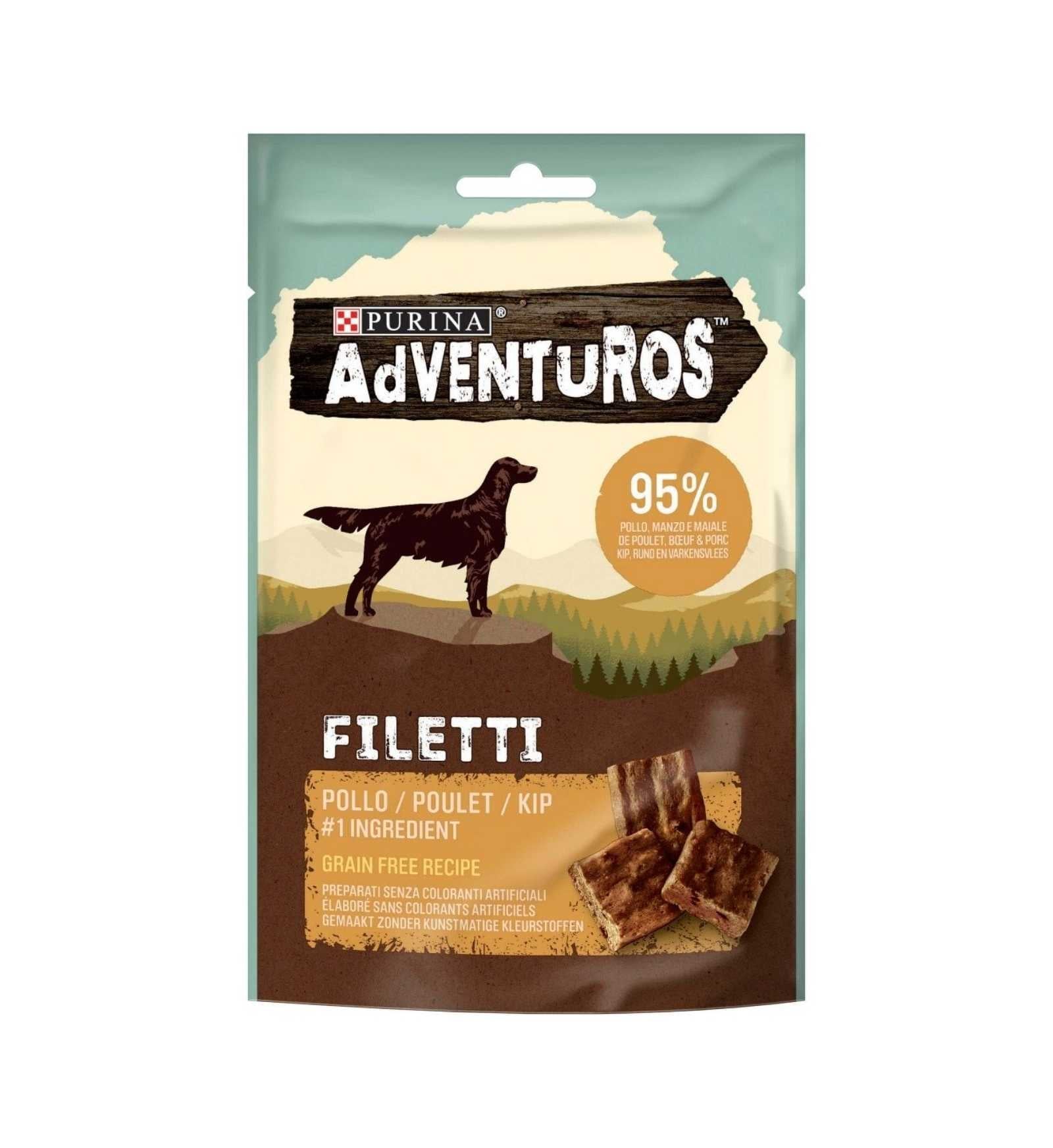 PURINA CANE ADVENTUROS SNACK  FILETTI DI POLLO DA 70 GR