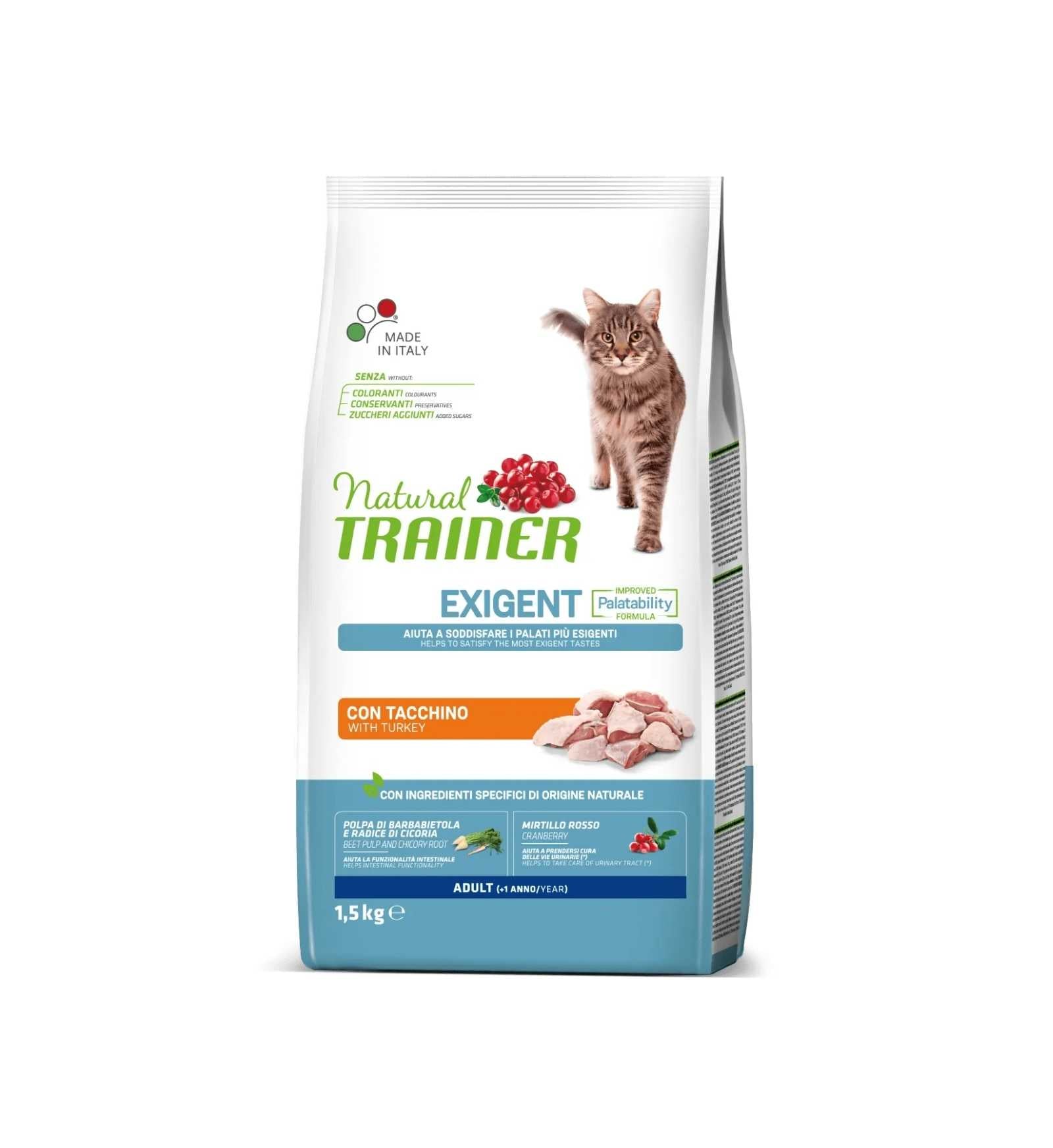TRAINER GATTO NATURAL ADULT EXIGENT TACCHINO