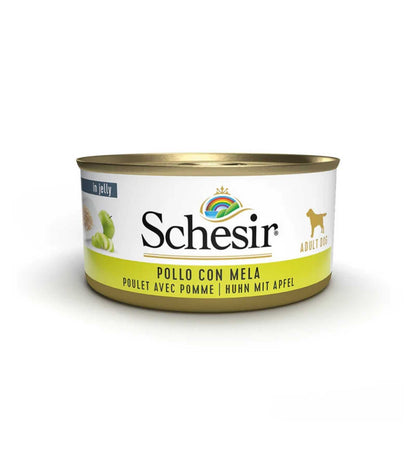 SCHESIR CANE FRUIT AL POLLO CON MELA IN GELATINA DA 150 GR IN LATTINA