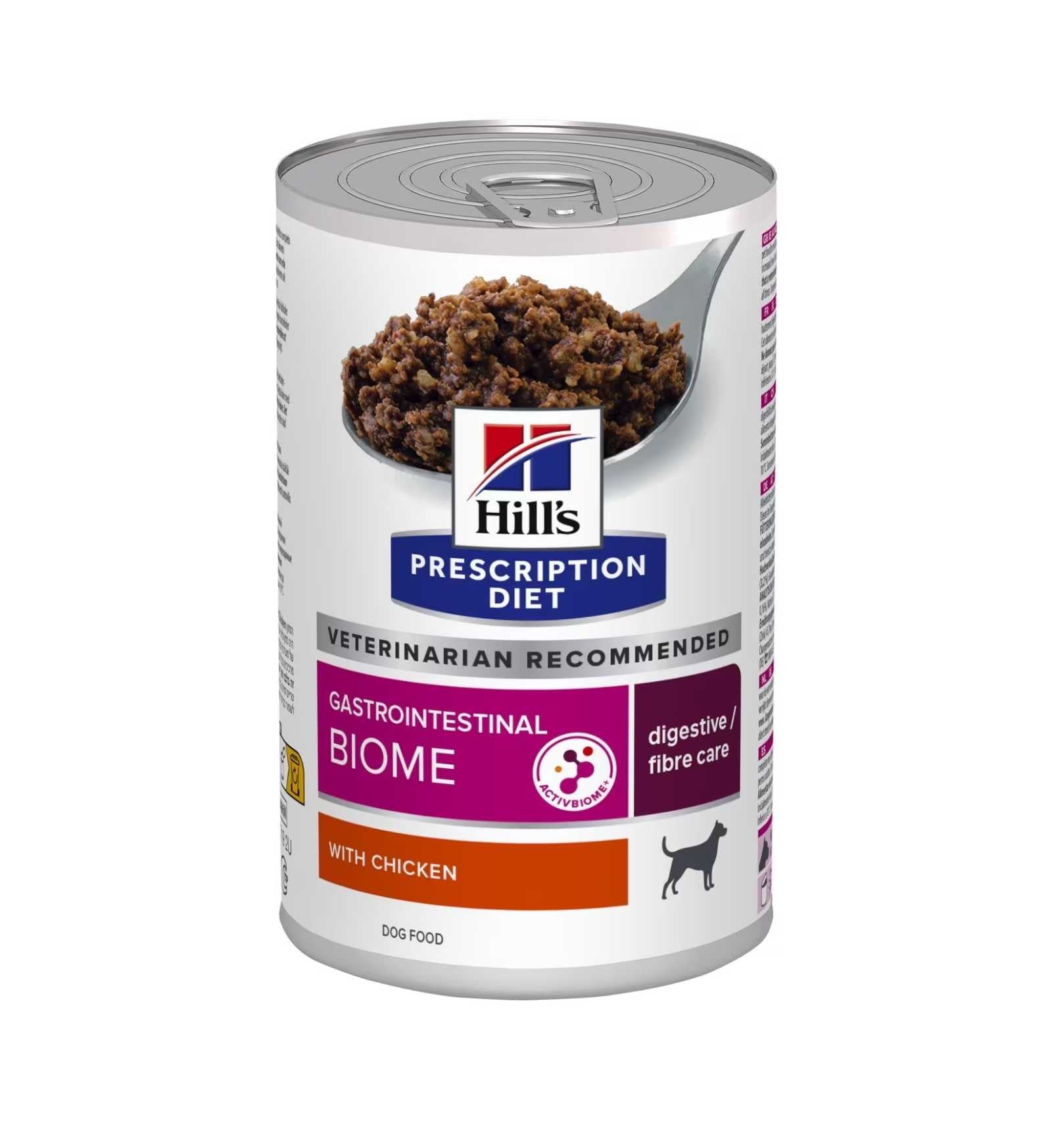 HILL'S  PRESCRIPTION DIET CANE  GASTROINTESTINAL BIOME DIGESTIVE / FIBRE CARE POLLO IN LATTINA