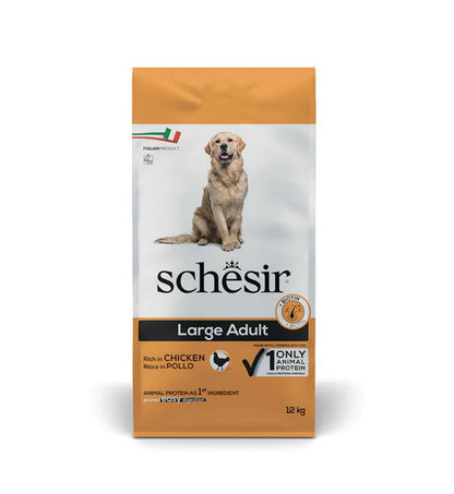 SCHESIR CANE ADULT LARGE AL POLLO DA 12 KG