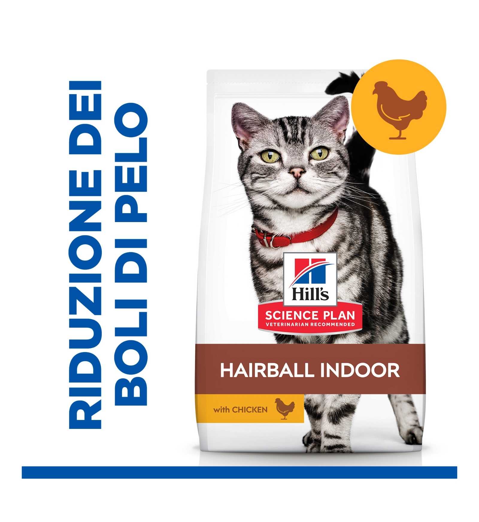 HILL'S SCIENCE PLAN GATTO ADULT HAIRBALL INDOOR AL POLLO
