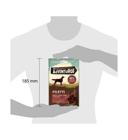PURINA ADVENTUROS SNACK CANE FILETTI DI MANZO DA 70 GR
