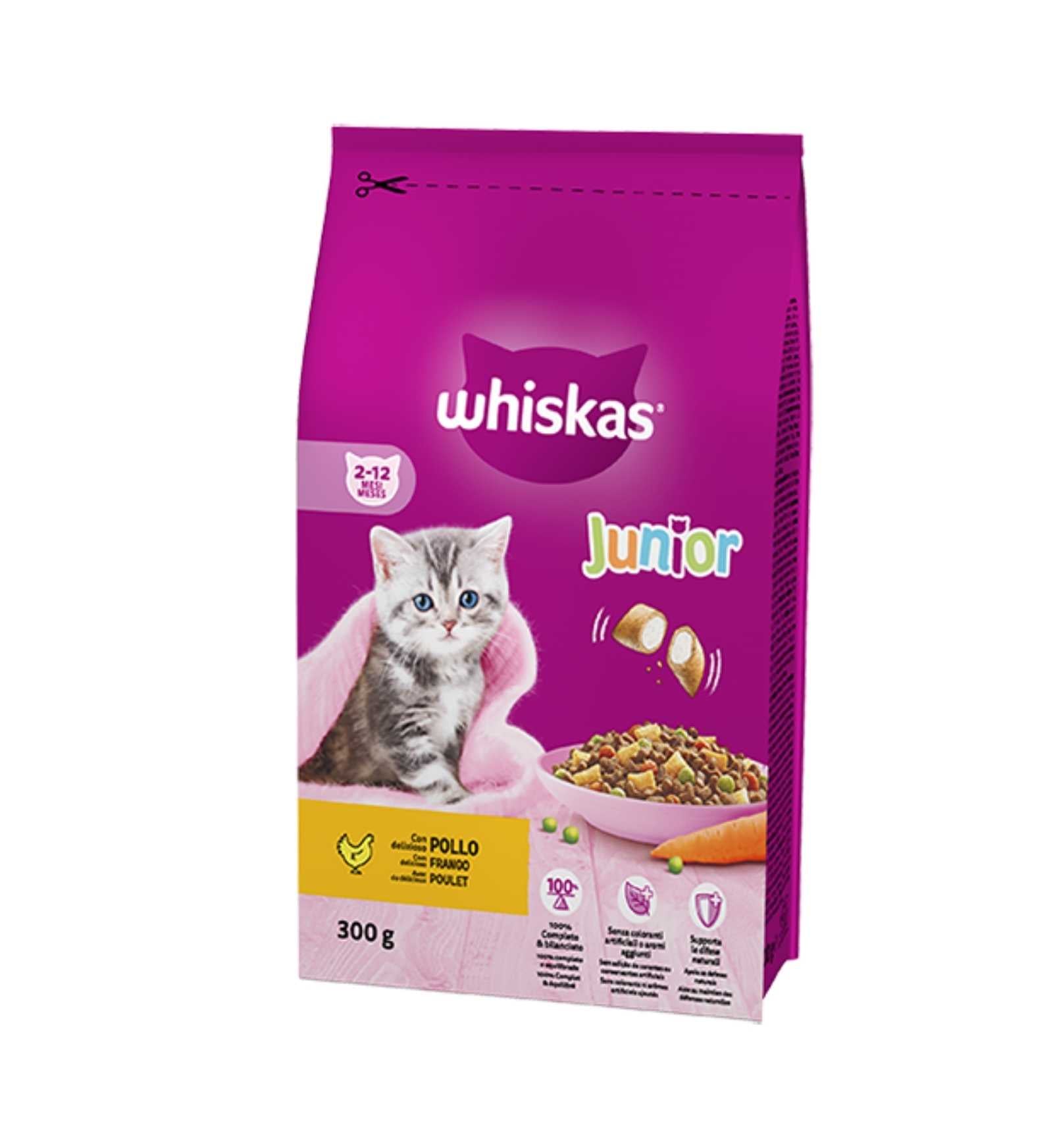 WHISKAS GATTO JUNIOR POLLO 300G