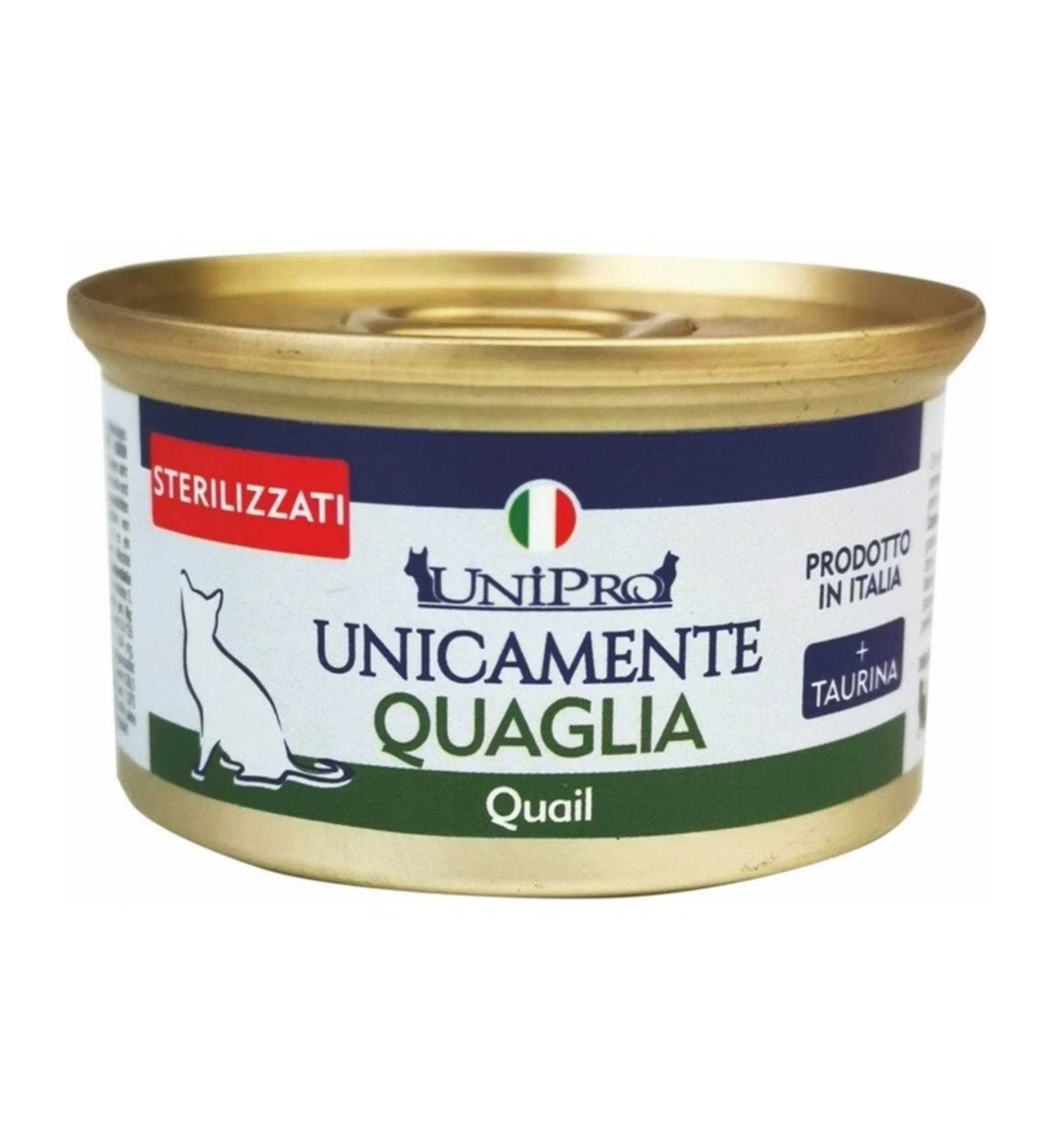 UNIPRO UNICAMENTE GATTO STERILIZZATO POLLO MONOPROTEICO 85 GR