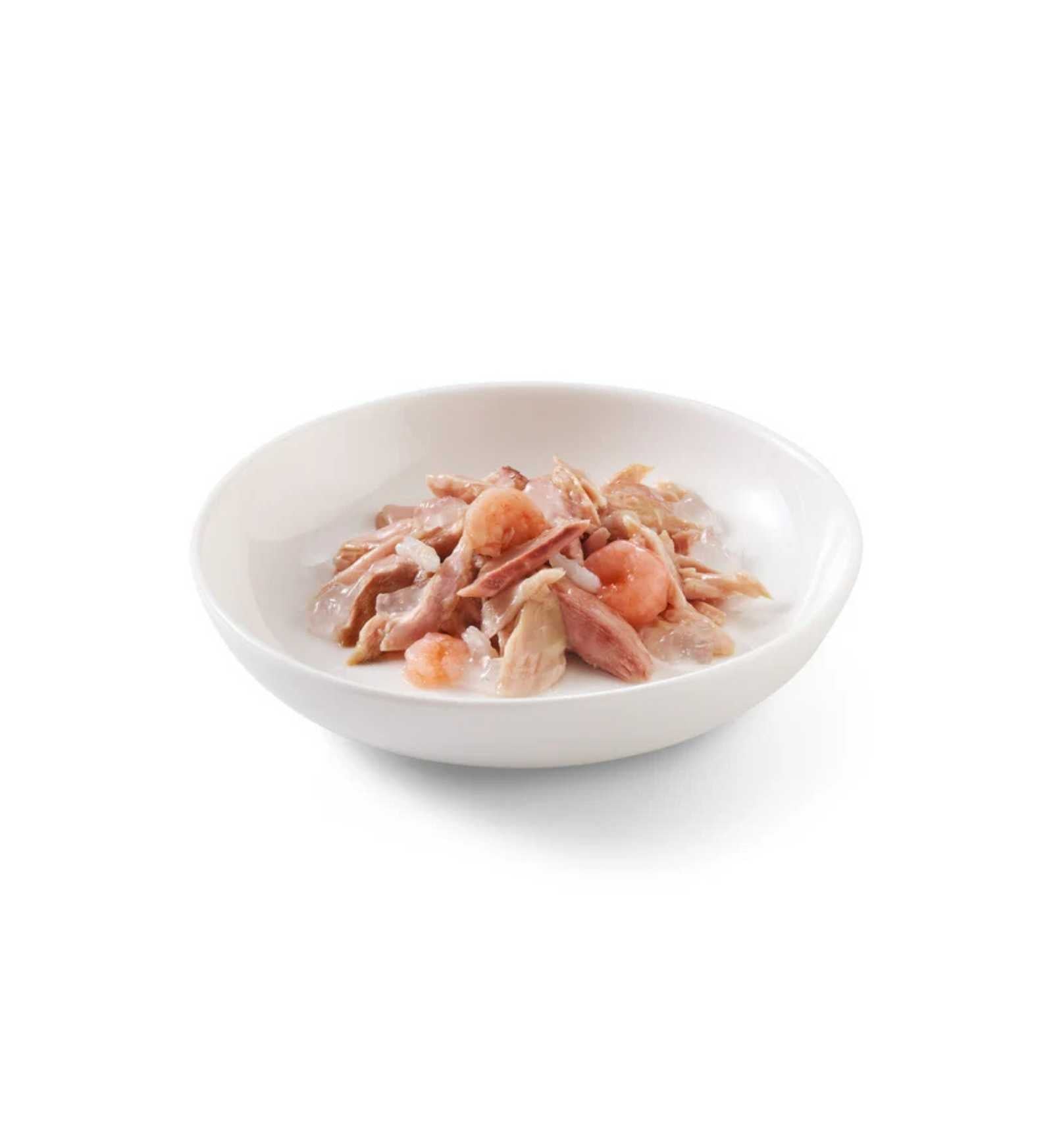 SCHESIR GATTO AL TONNETTO CON GAMBERETTI IN GELATINA DA 85 GR IN LATTINA