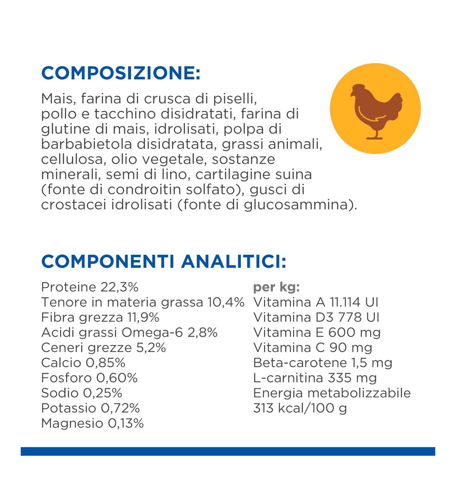 HILL'S SCIENCE PLAN CANE ADULT LARGE BREED LIGHT AL POLLO DA 14 KG
