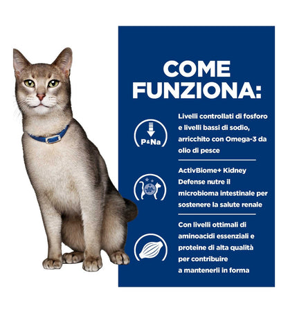 HILL'S PRESCRIPTION DIET GATTO K/D CON SPEZZATINO DI TONNO E VERDURE DA 82 GR IN LATTINA