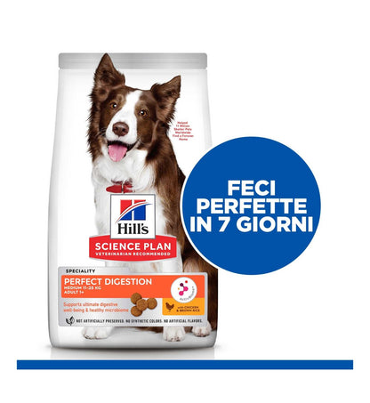 HILL'S SCIENCE PLAN CANE ADULT MEDIUM PERFECT DIGESTION DA 2,5 KG