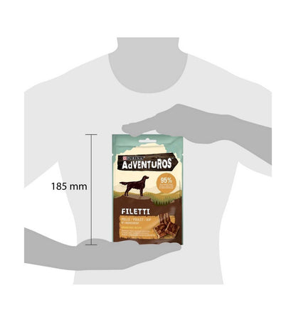 PURINA CANE ADVENTUROS SNACK  FILETTI DI POLLO DA 70 GR