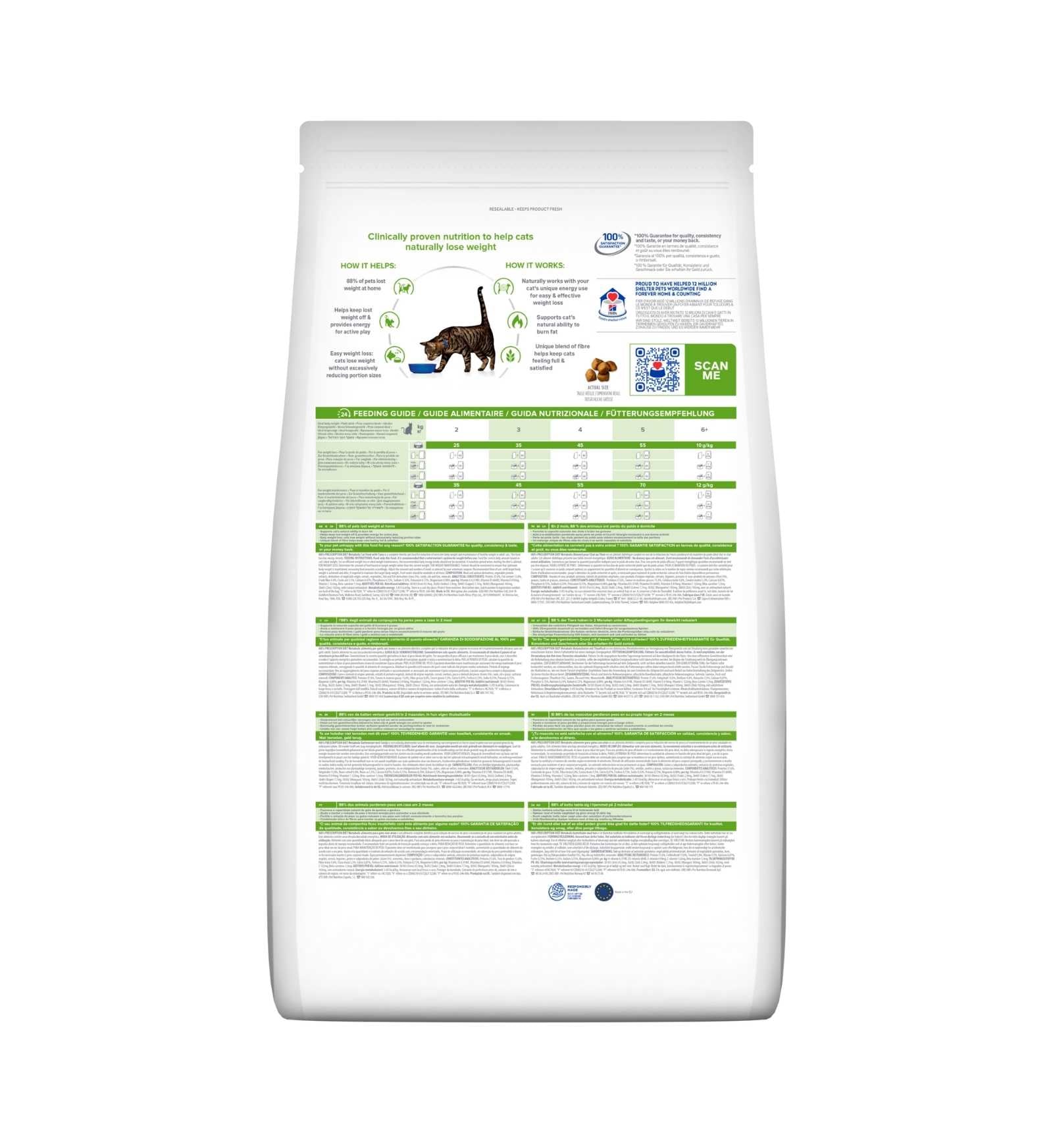 HILL'S PRESCRIPTION DIET GATTO METABOLIC TONNO