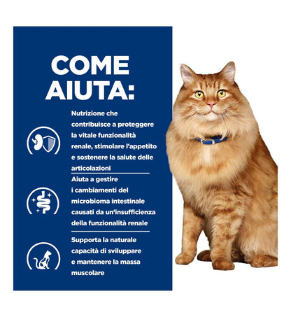 HILL'S PRESCRIPTION DIET GATTO K/D MOBILITY CON SPEZZATINO DI POLLO E VERDURE DA 82 GR IN LATTINA