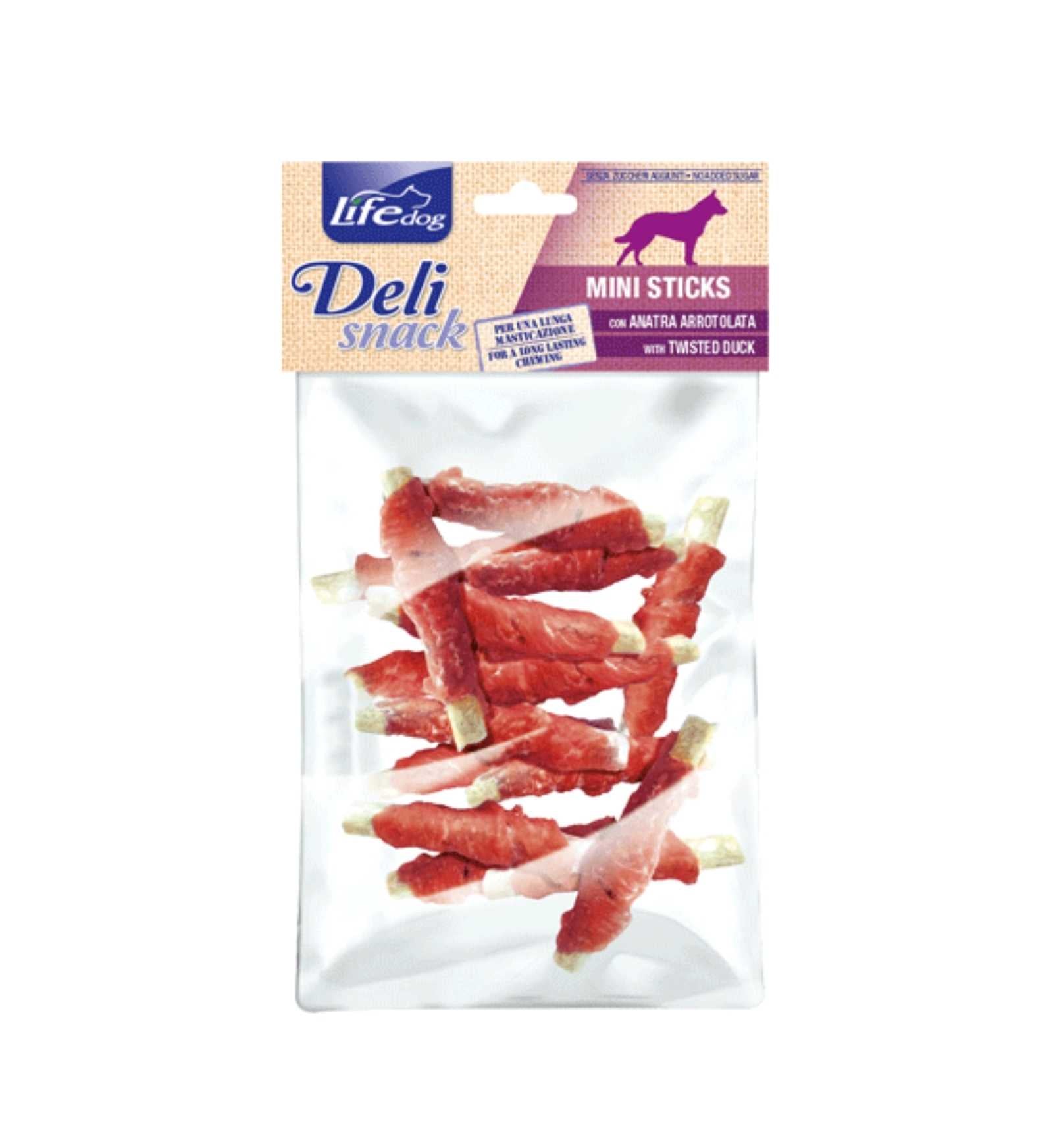 LIFEPETCARE CANE SNACK MASTICATIVI MINI DI ANATRA