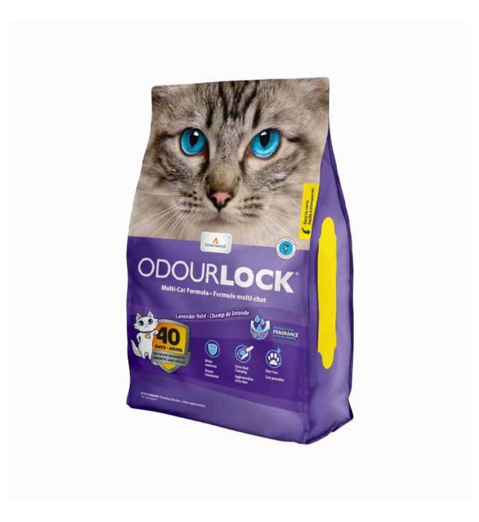 INTERSAND GATTO LETTIERA AGGLOMERANTE ODOURLOCK LAVANDA