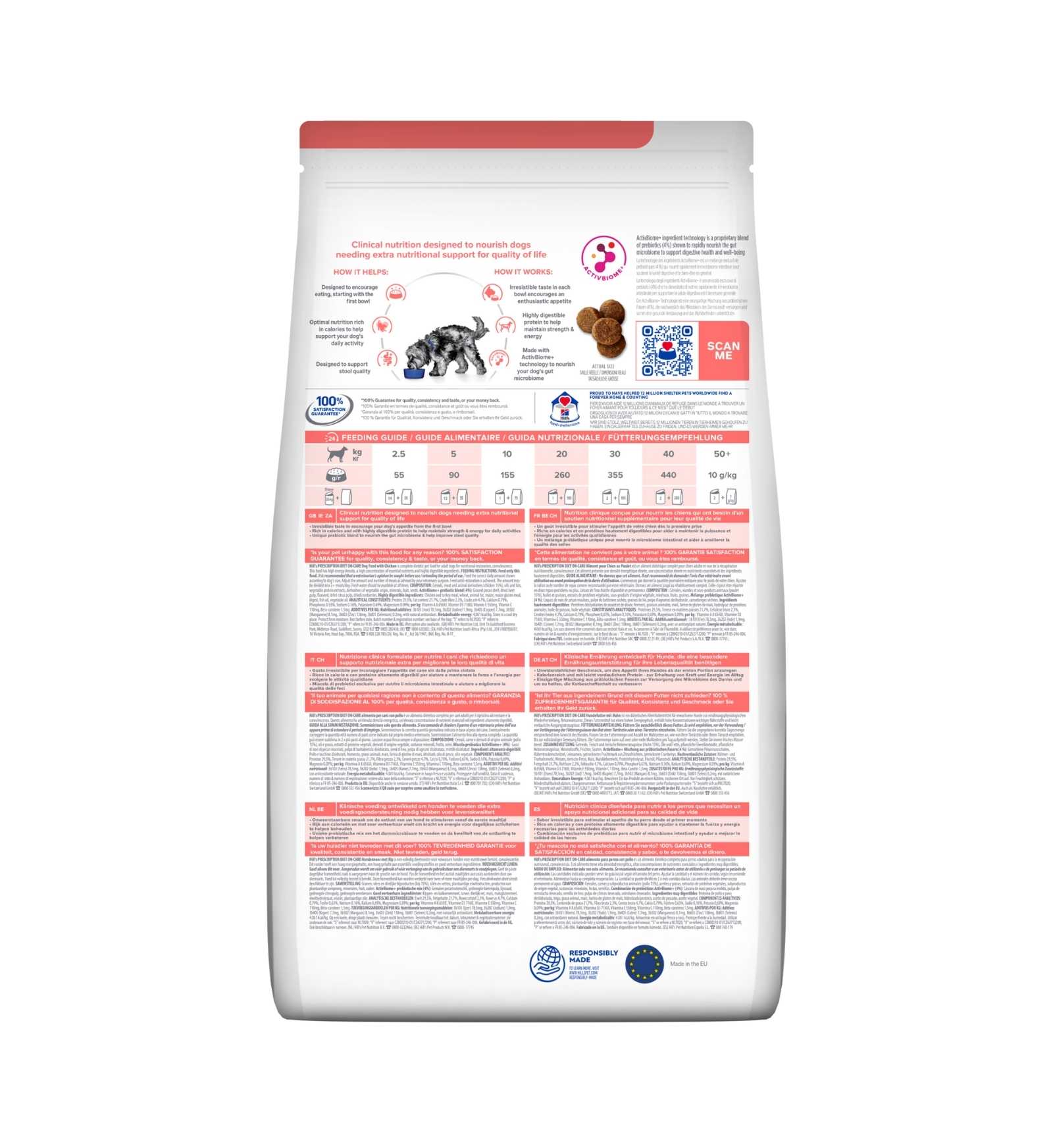HILL'S PRESCRIPTION DIET CANE ON CARE AL POLLO