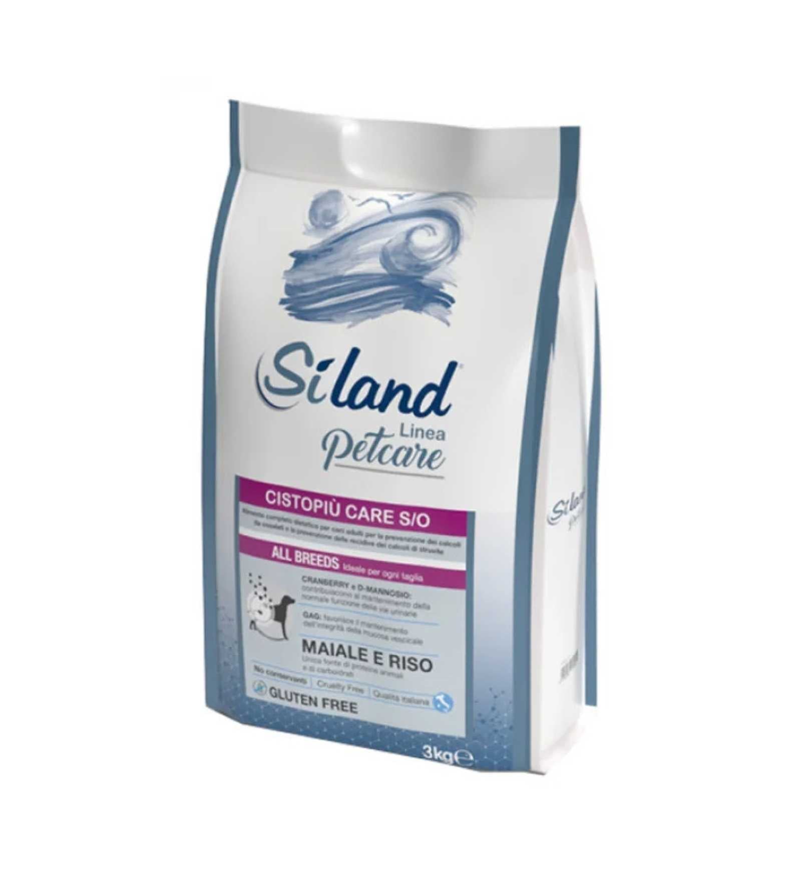 AURORA BIOFARMA SILAND CANE ALL BREEDS DIET CISTOPIU' MAIALE E RISO DA 3 KG