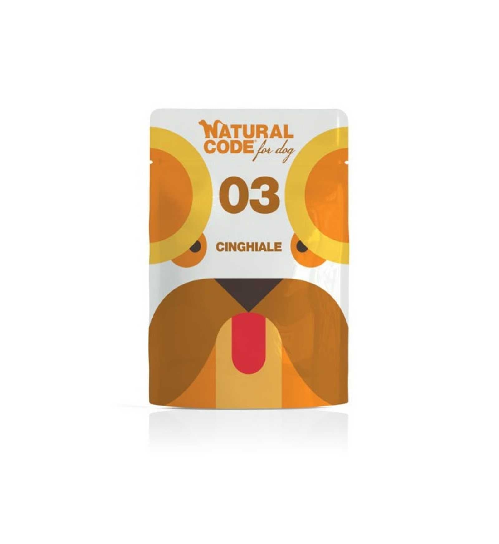 NATURAL CODE CANE AL CINGHIALE DA 100 GR IN BUSTA