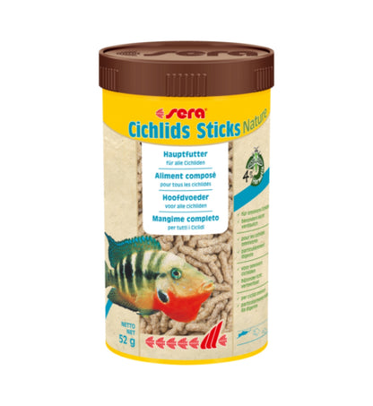 SERA PESCI MANGIME CICHLID STICKS NATURE 250 ML 52 GR