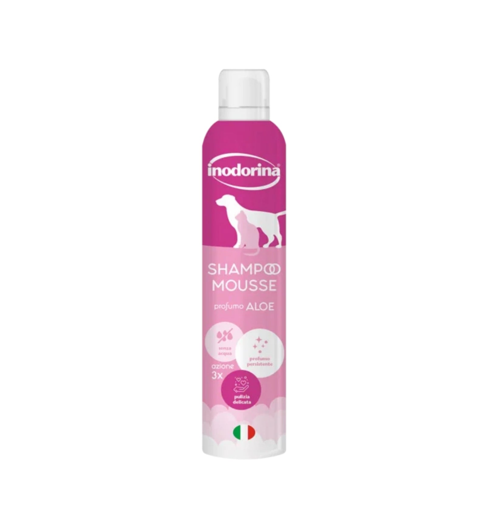 INODORINA SHAMPOO MOUSSE ALOE 300ML