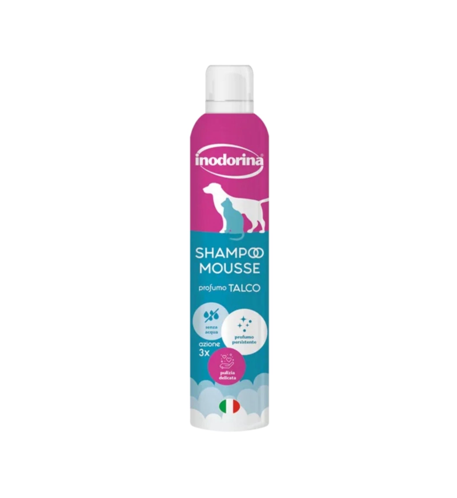 INODORINA SHAMPOO MOUSSE TALCO 300ML