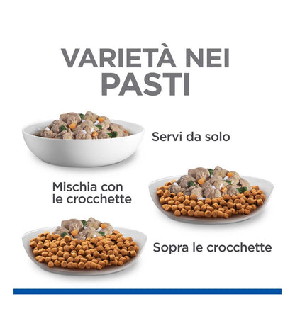 HILL'S SCIENCE PLAN CANE PUPPY MINI HEALTHY CUISINE AL POLLO DA 80 GR IN BUSTA