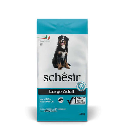 SCHESIR CANE ADULT LARGE AL PESCE DA 12 KG