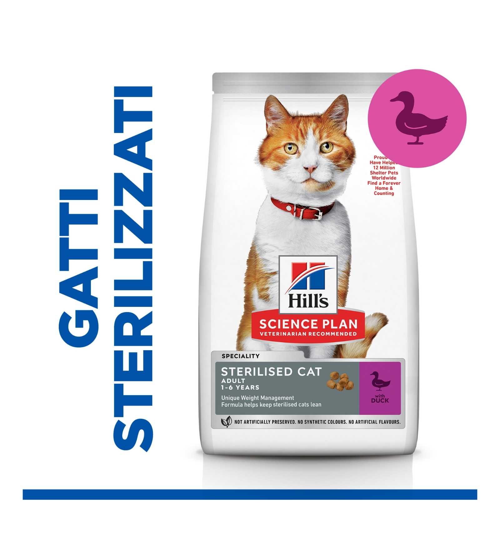HILL'S SCIENCE PLAN GATTO ADULT STERILIZZATO ALL' ANATRA