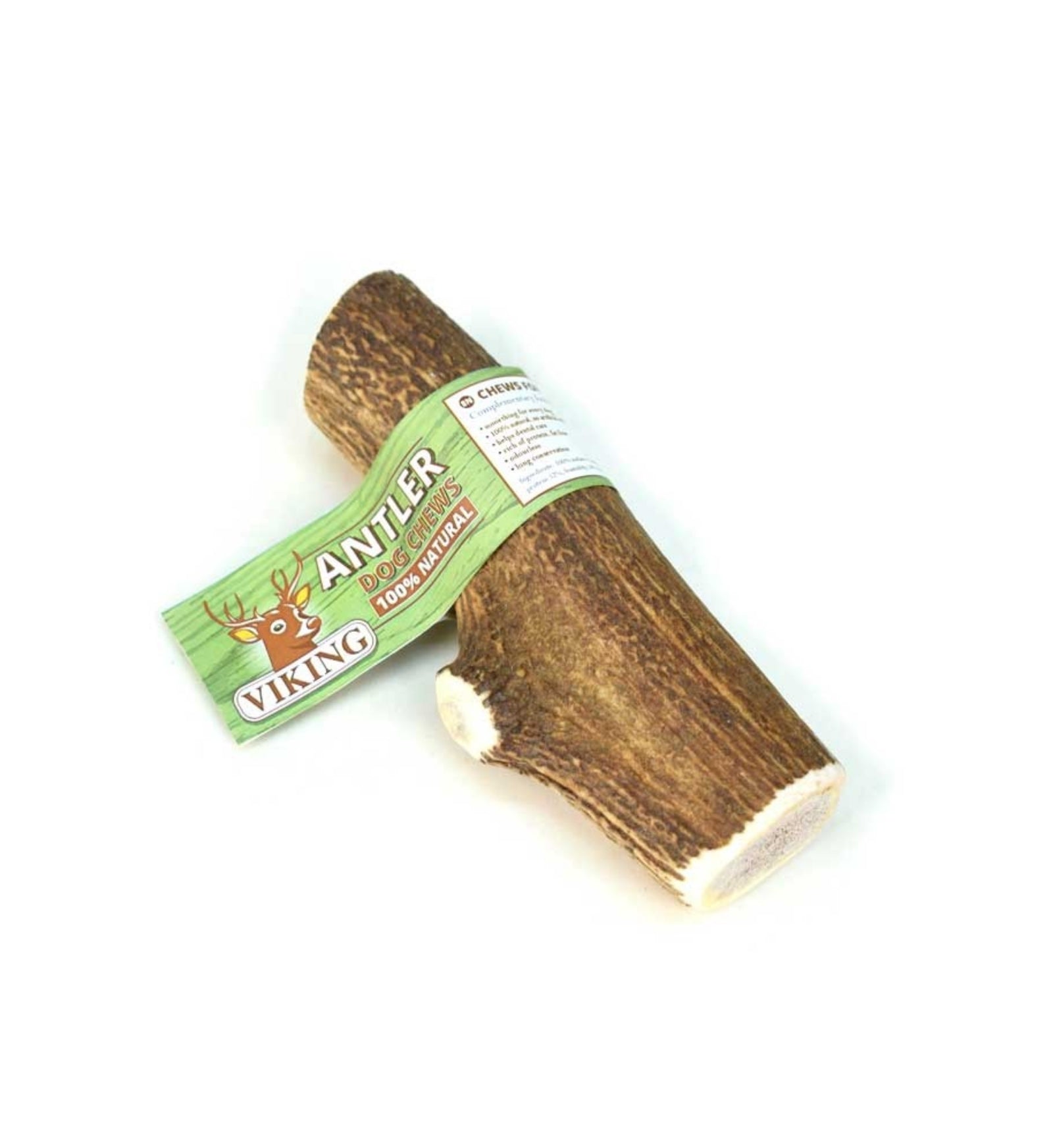 LEOPET VIKING SNACK CANE CORNA DI CERVO CHIUSA M DA 80 / 120 GR