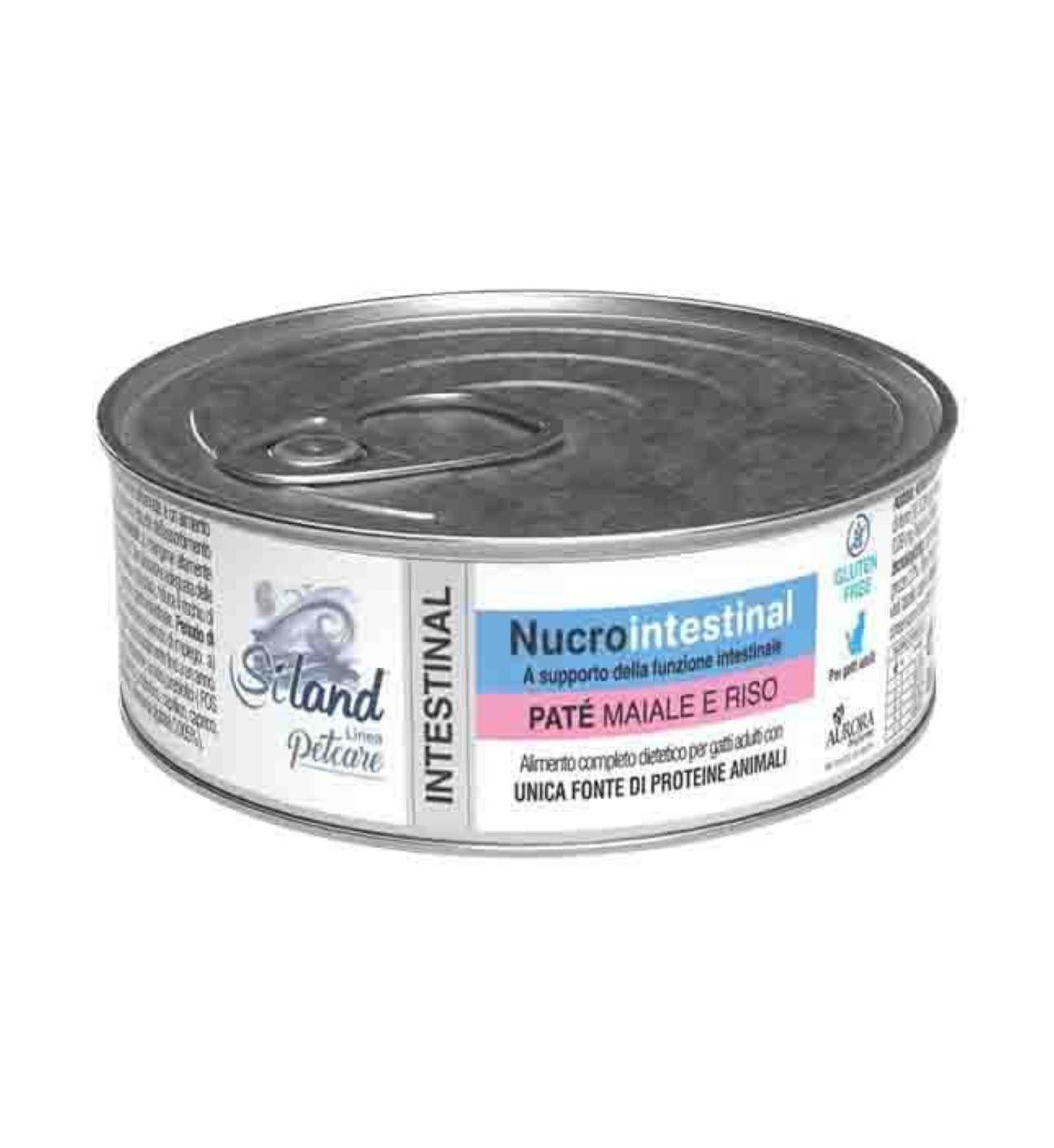 AURORA BIOFARMA SILAND GATTO NUCROINTESTINAL MAIALE E RISO 85 GR