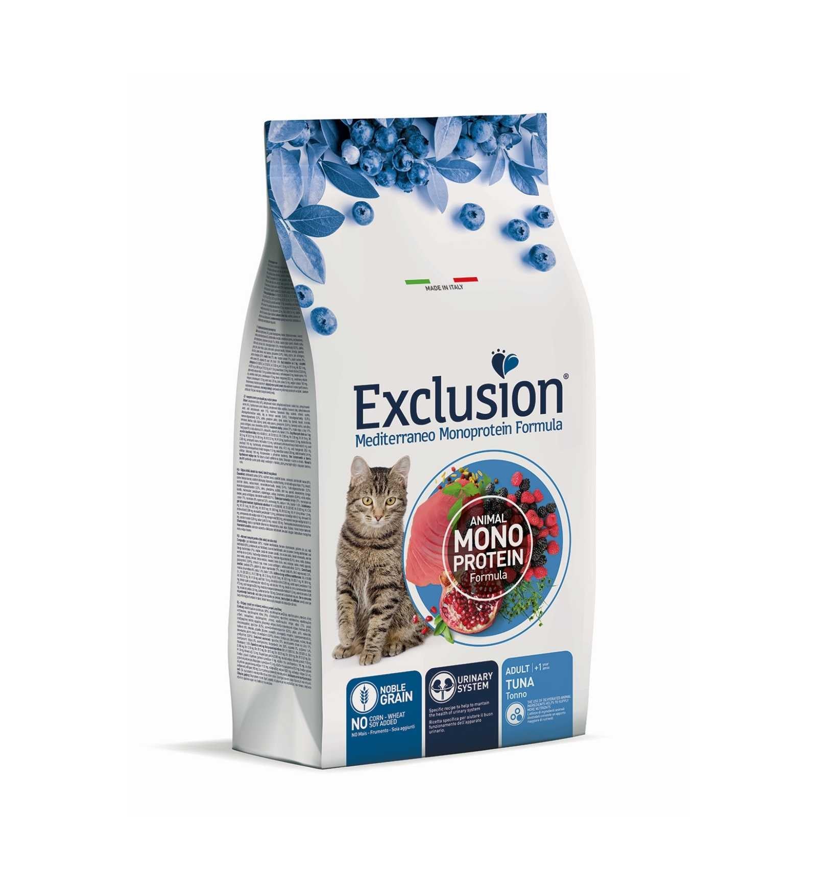 EXCLUSION GATTO NOBLE GRAIN MONOPROTEICO ADULT TONNO