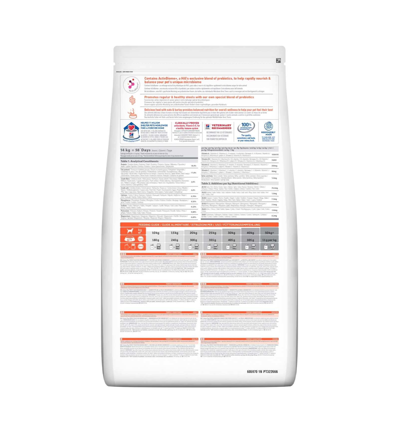 HILL'S SCIENCE PLAN CANE ADULT MEDIUM PERFECT DIGESTION DA 2,5 KG