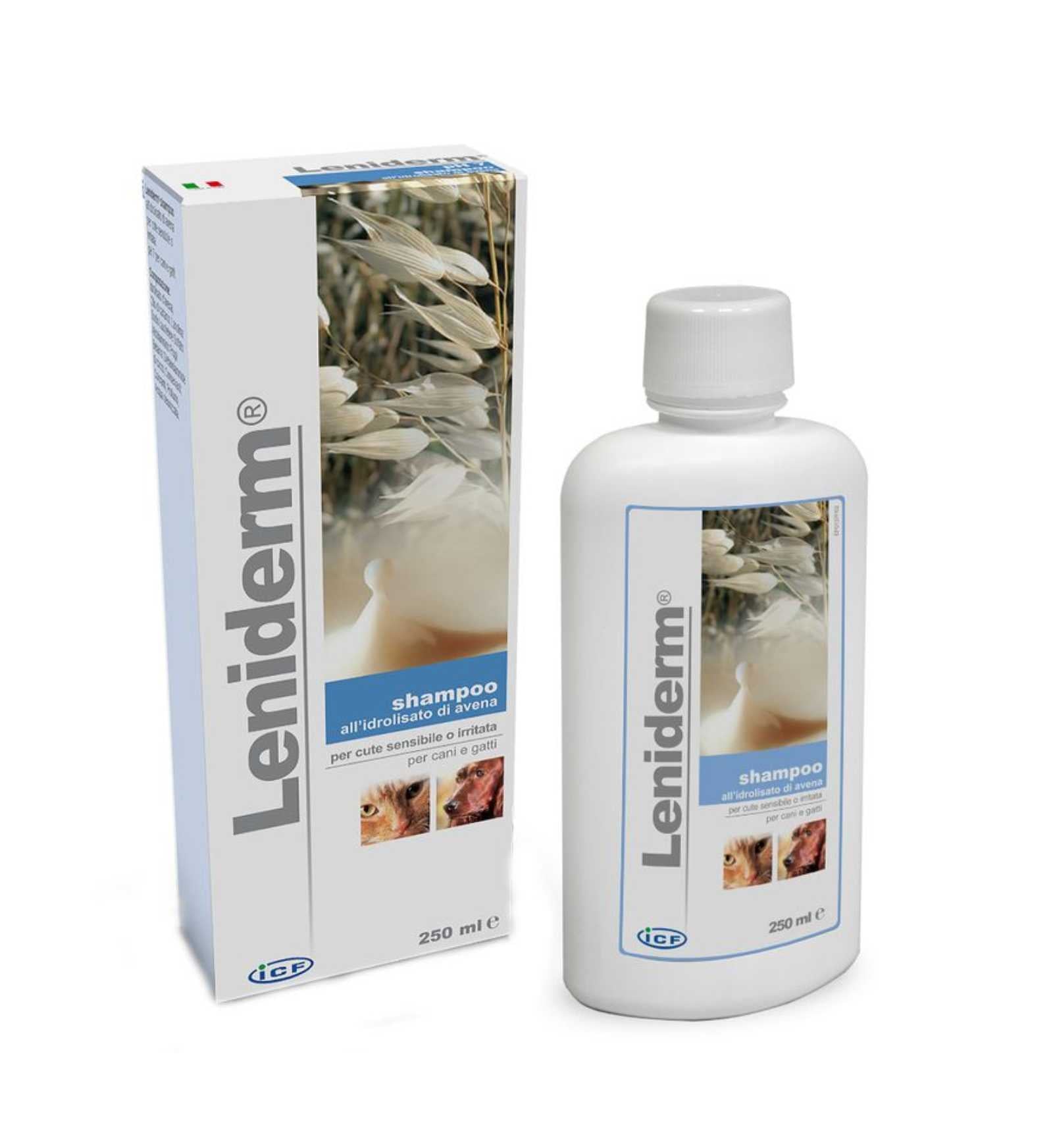 ICF CANE E GATTO LENIDERM SHAMPOO DA 250 ML