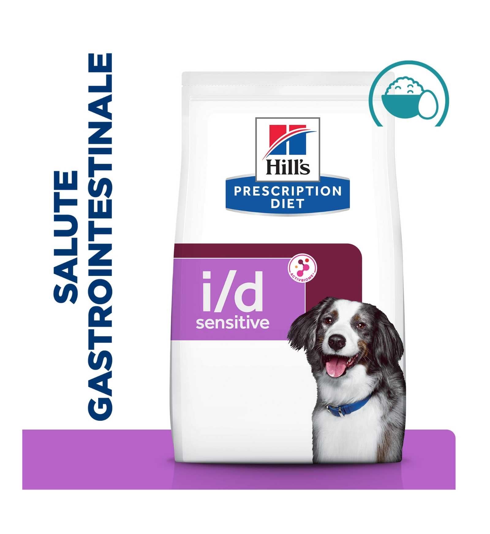 HILL'S  PRESCRIPTION DIET CANE  I/D SENSITIVE DIGESTIVE CARE UOVA E RISO