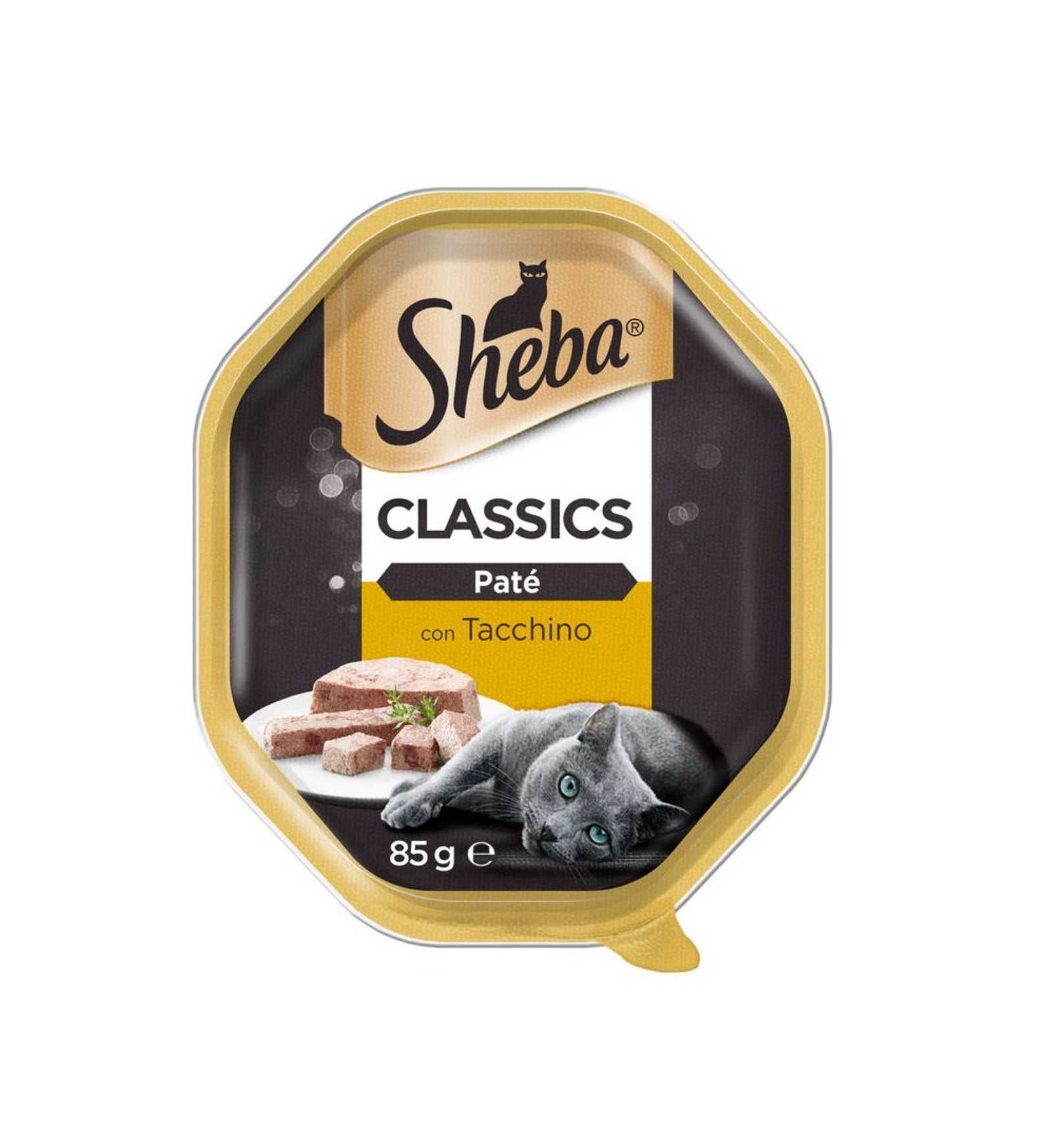 SHEBA GATTO CLASSIC PATE' TACCHINO DA 85 GR